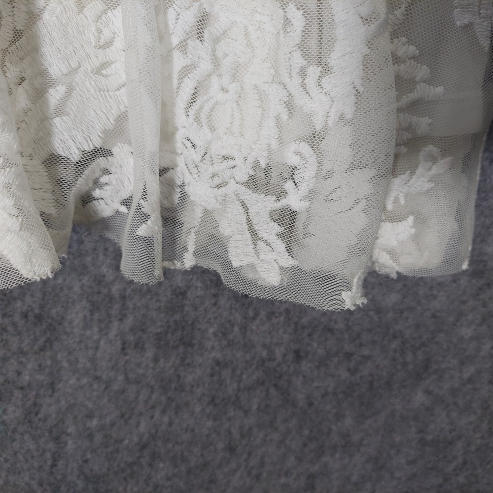 Free People‎ Reign Over Me Dress 4 Sheer Embroidered Lace Bell Sleeve Festival - Picture 8 of 16